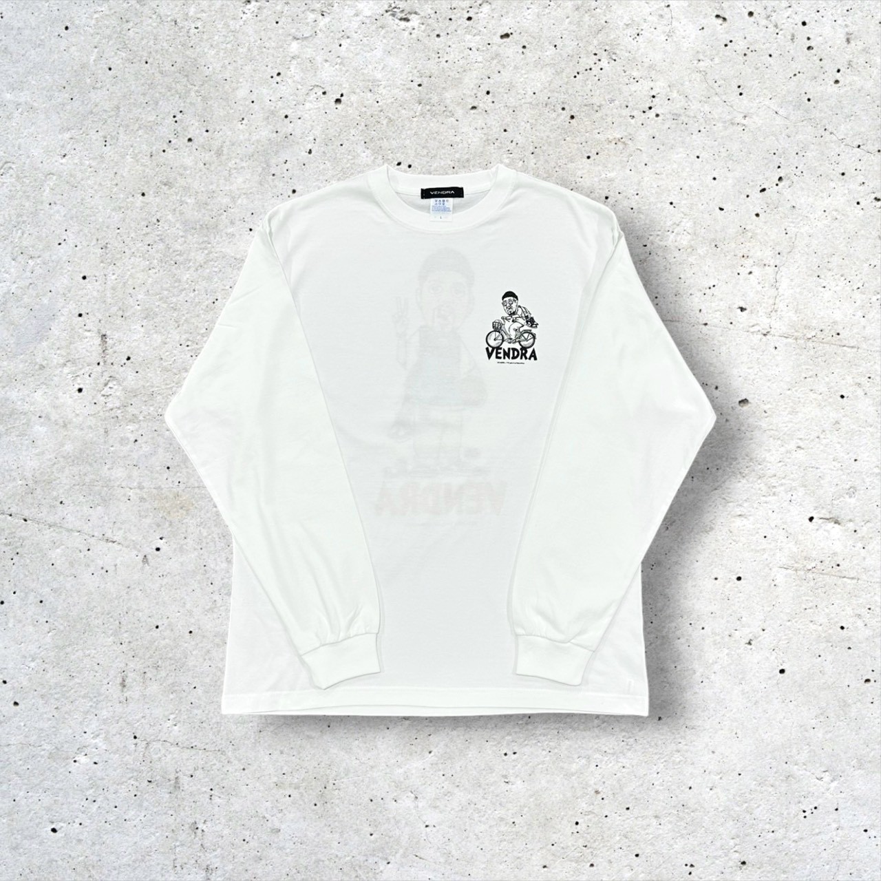 VENDRA x TMpaint イラスト ロングTシャツ - 画像 (3)