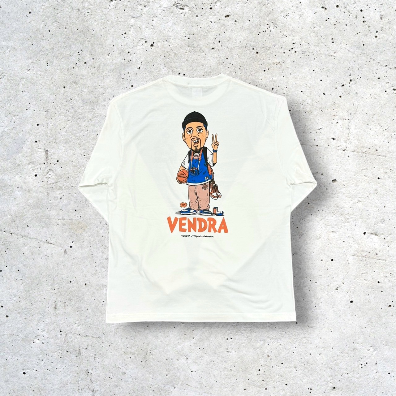 VENDRA x TMpaint イラスト ロングTシャツ - 画像 (4)