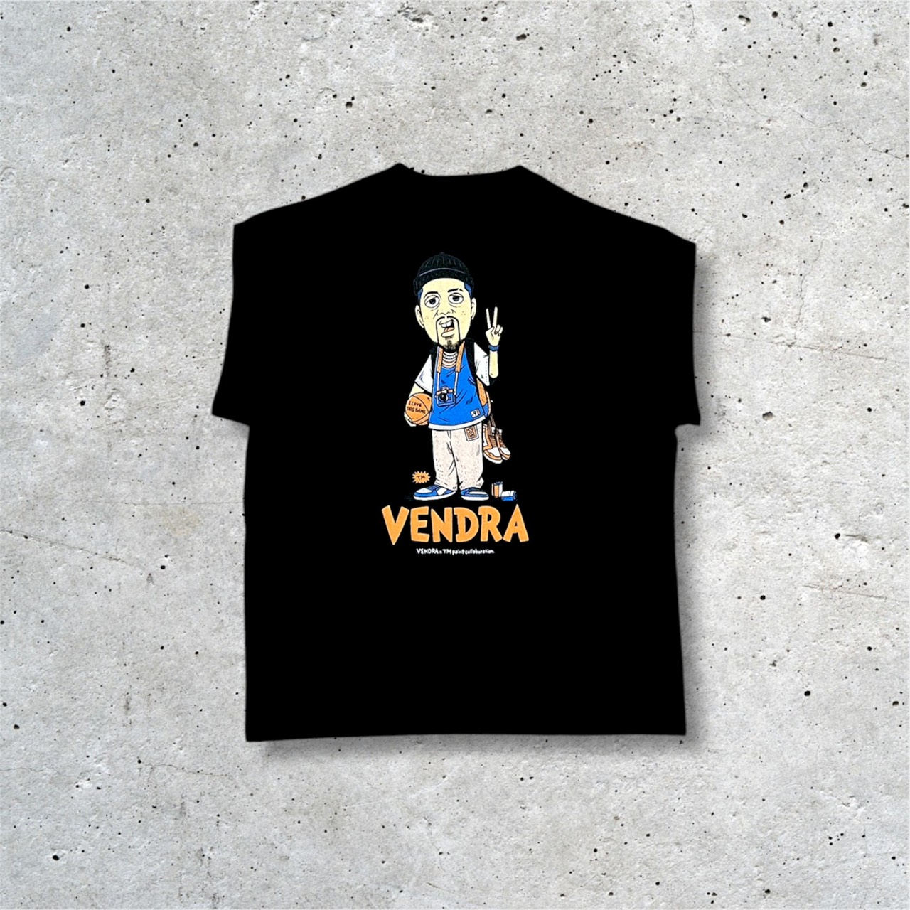 VENDRA x TMpaint イラスト ロングTシャツ