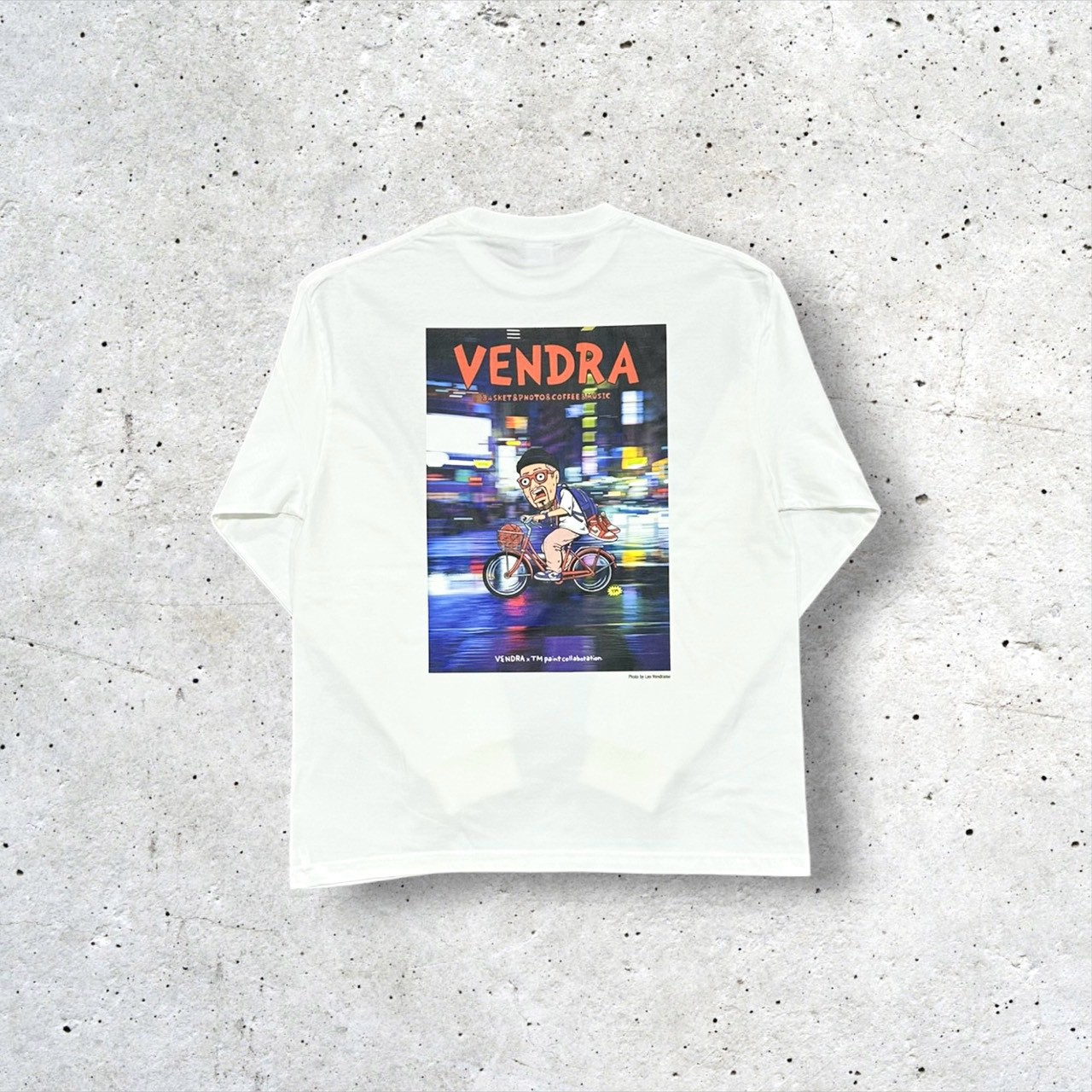 VENDRA x TMpaint フォト ロングTシャツ